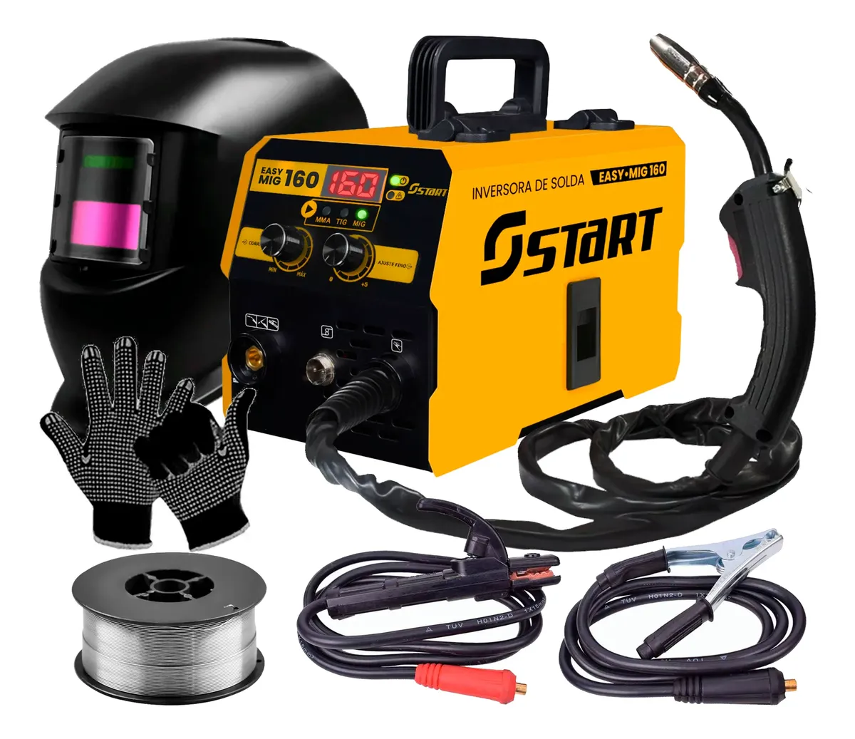 Maquina Inversora Solda Mig 160a 3 Em 1 Tig Lift (Mais Vendido)